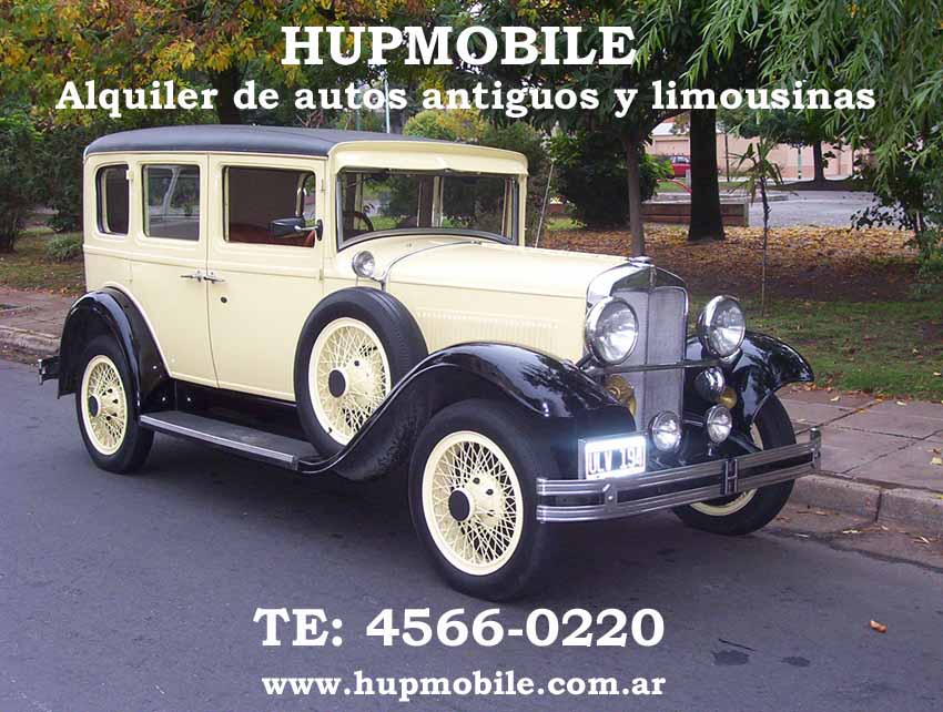 HUPMOBILE AUTOS PARA EVENTOS